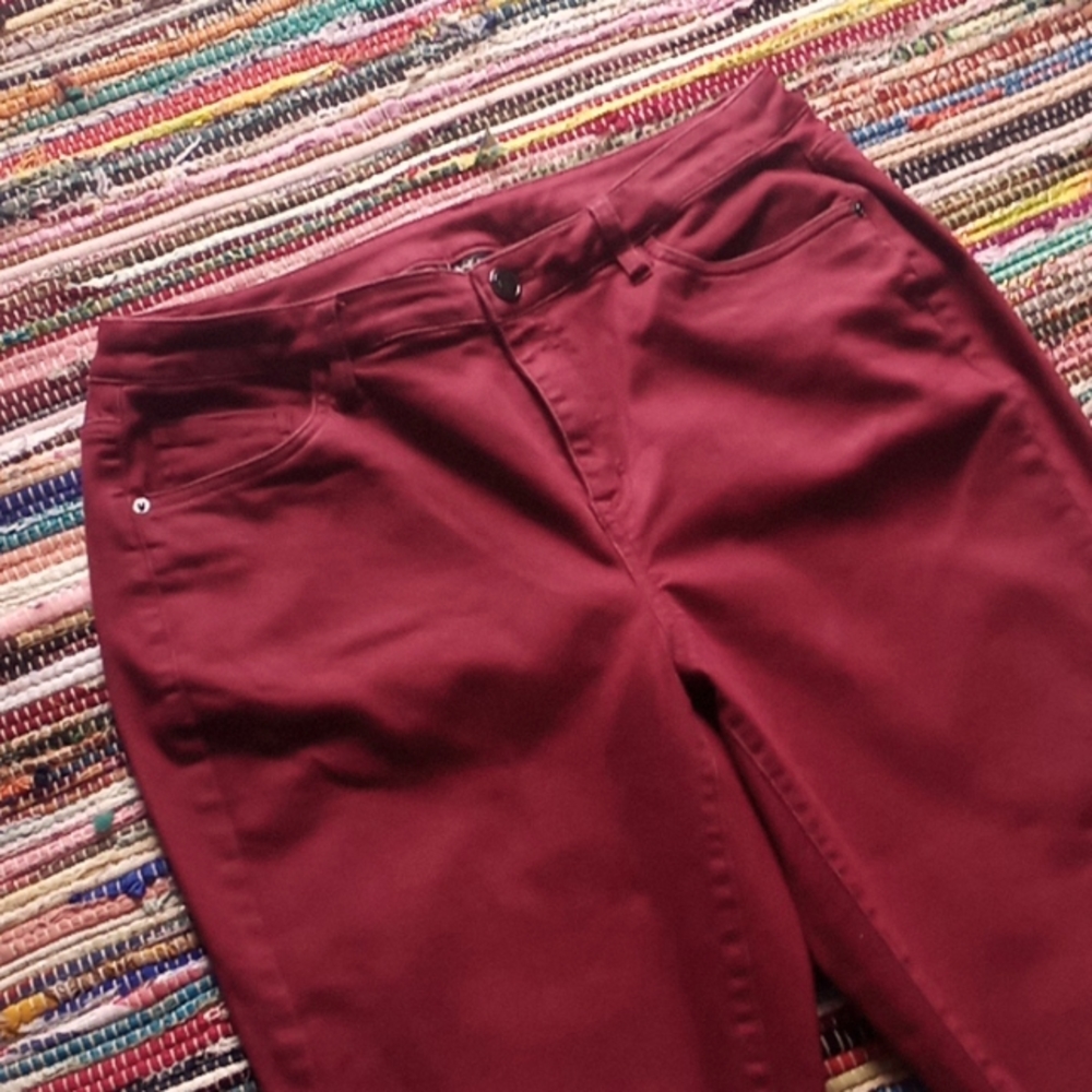 Lane Bryant Wine Skinny  Jeans-#1696+